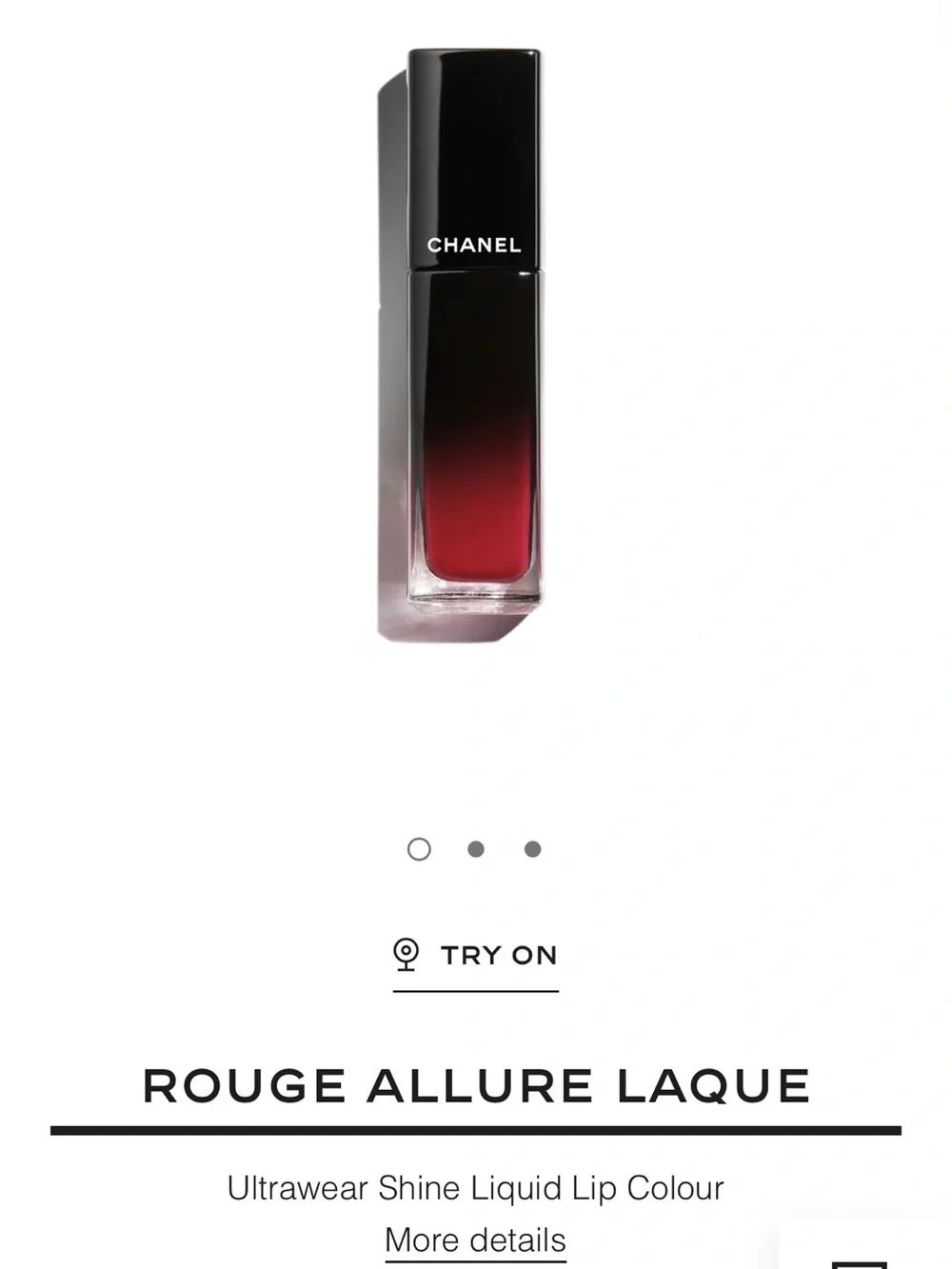 Brand new Chanel Ultrawear Shine Liquid Lip Colour-72 ICONIQUE